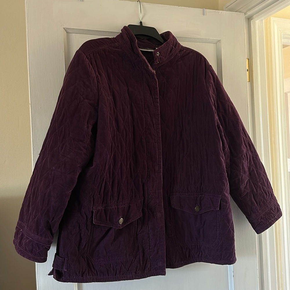 VINTAGE Corduroy Jacket size 1x